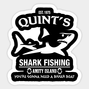 Quint's Shark Fishing Sticker